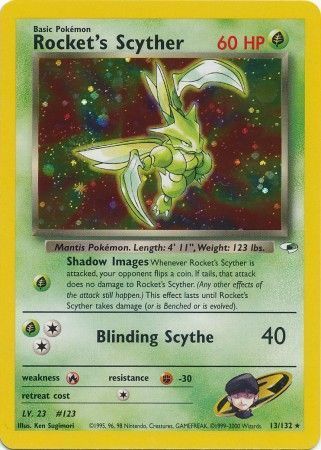 Rocket's Scyther 13/132 Holo